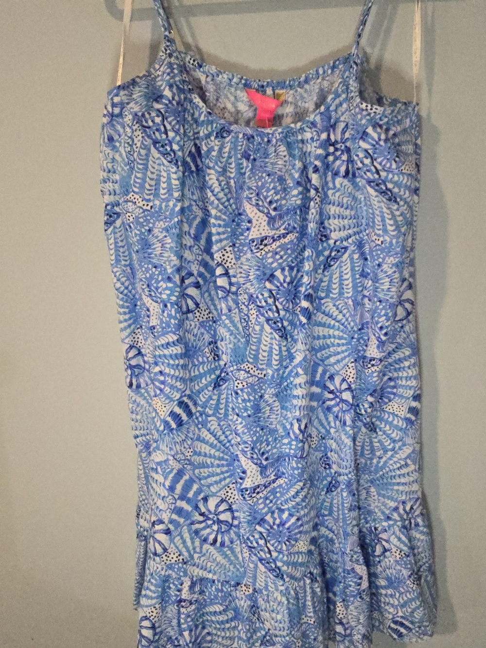NWT Size XL Lilly Pulitzer Blue & Lagoon Linen Dress - Picture 6 of 6